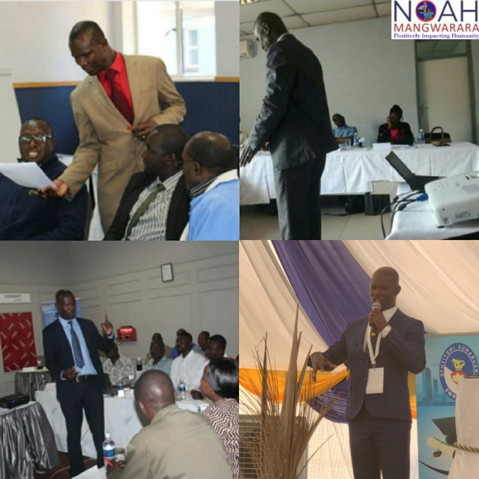 Noah Mangwarara Board Training Induction Harare Zimbabwe